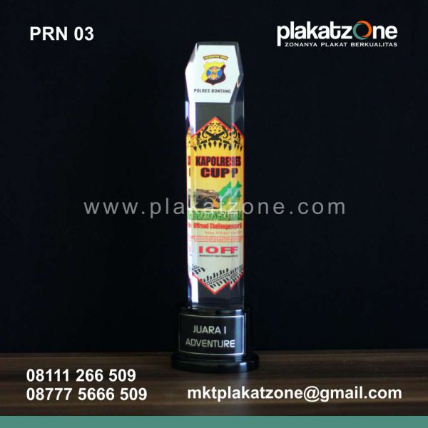 Plakat Resin Kapolres Bontang Cup