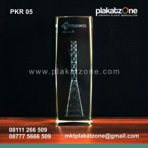 jual plakat kristal telkomsel