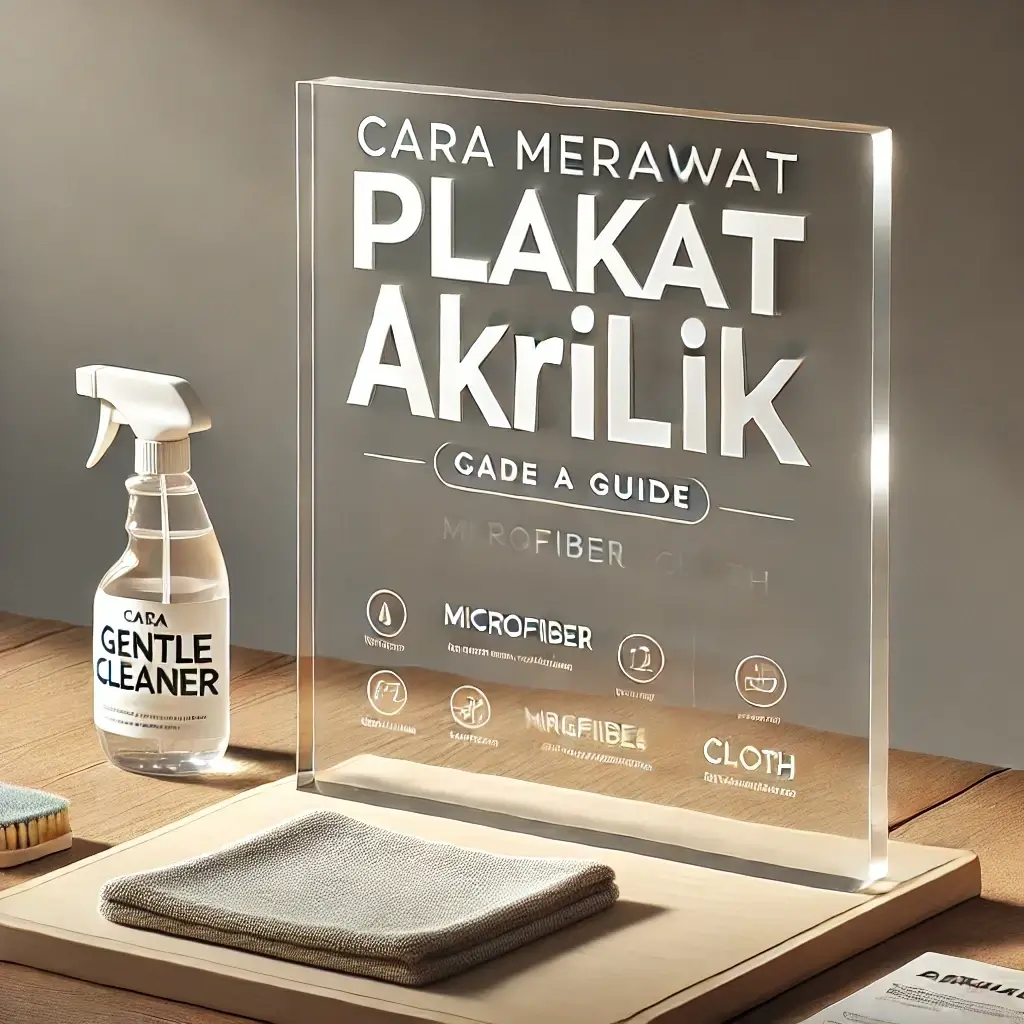 Cara Merawat Plakat Akrilik - PlakatAkrilik.id